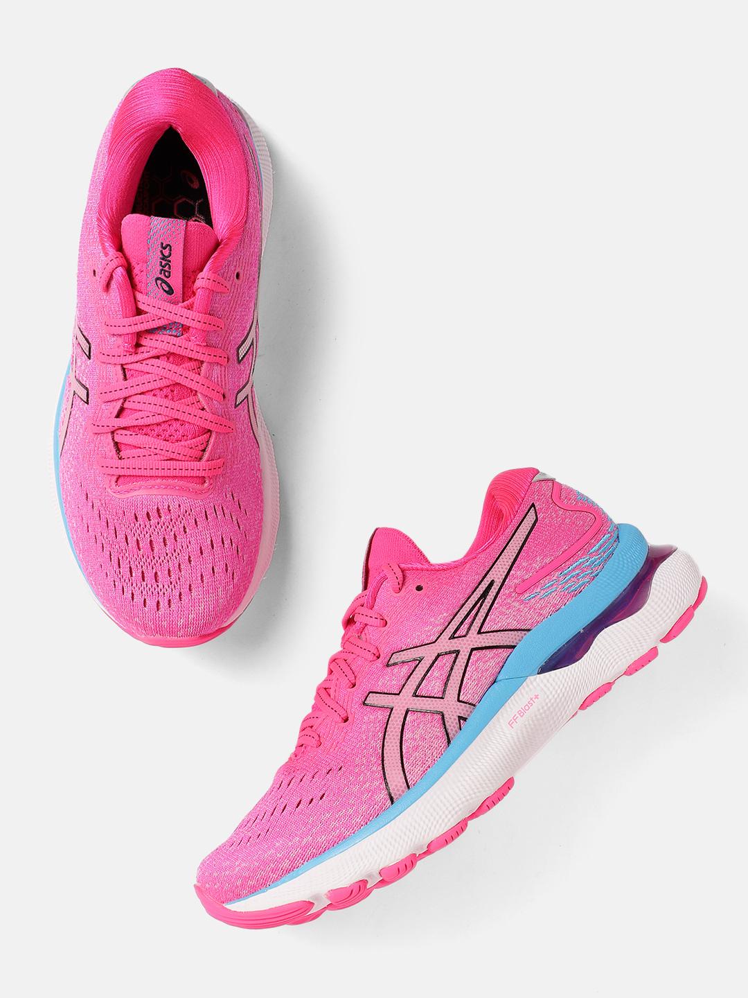 Buy ASICS Women Woven Design Gel-Nimbus 24 Running Shoes - Sports