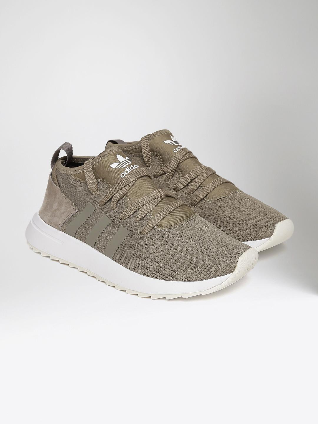 Buy ADIDAS Originals Women Olive Green FlashBack Sneakers Casual