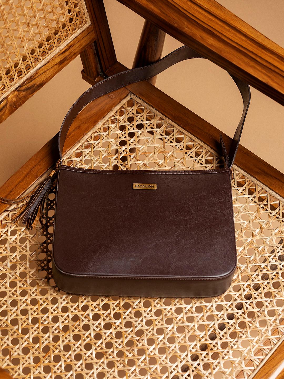 Buy ESTALON Women PU Structured Handheld Bag Handbags for Women