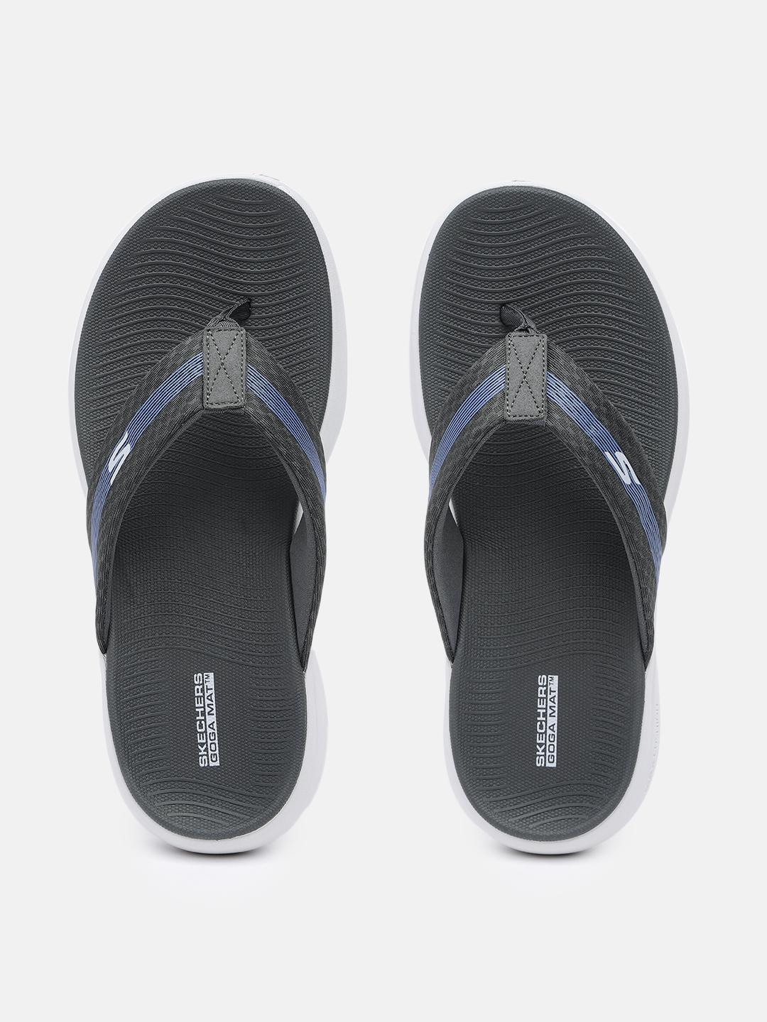 skechers max cushioning flip flops