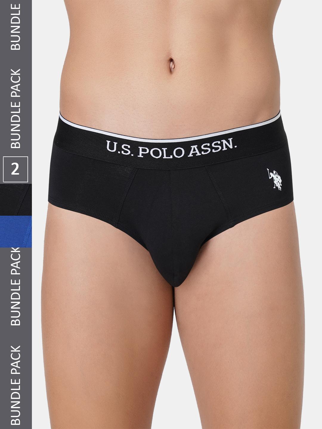 Buy Polo Men Pack Of Mid Rise Basic Briefs Briefs