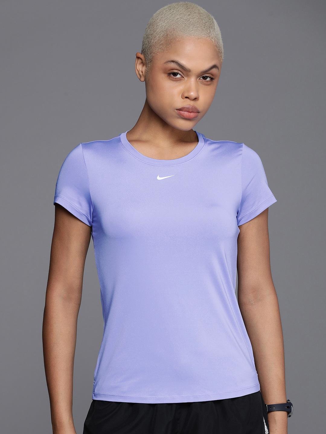 Buy Nike Women ONE SS Dri-Fit Slim Fit Training or Gym T-shirt