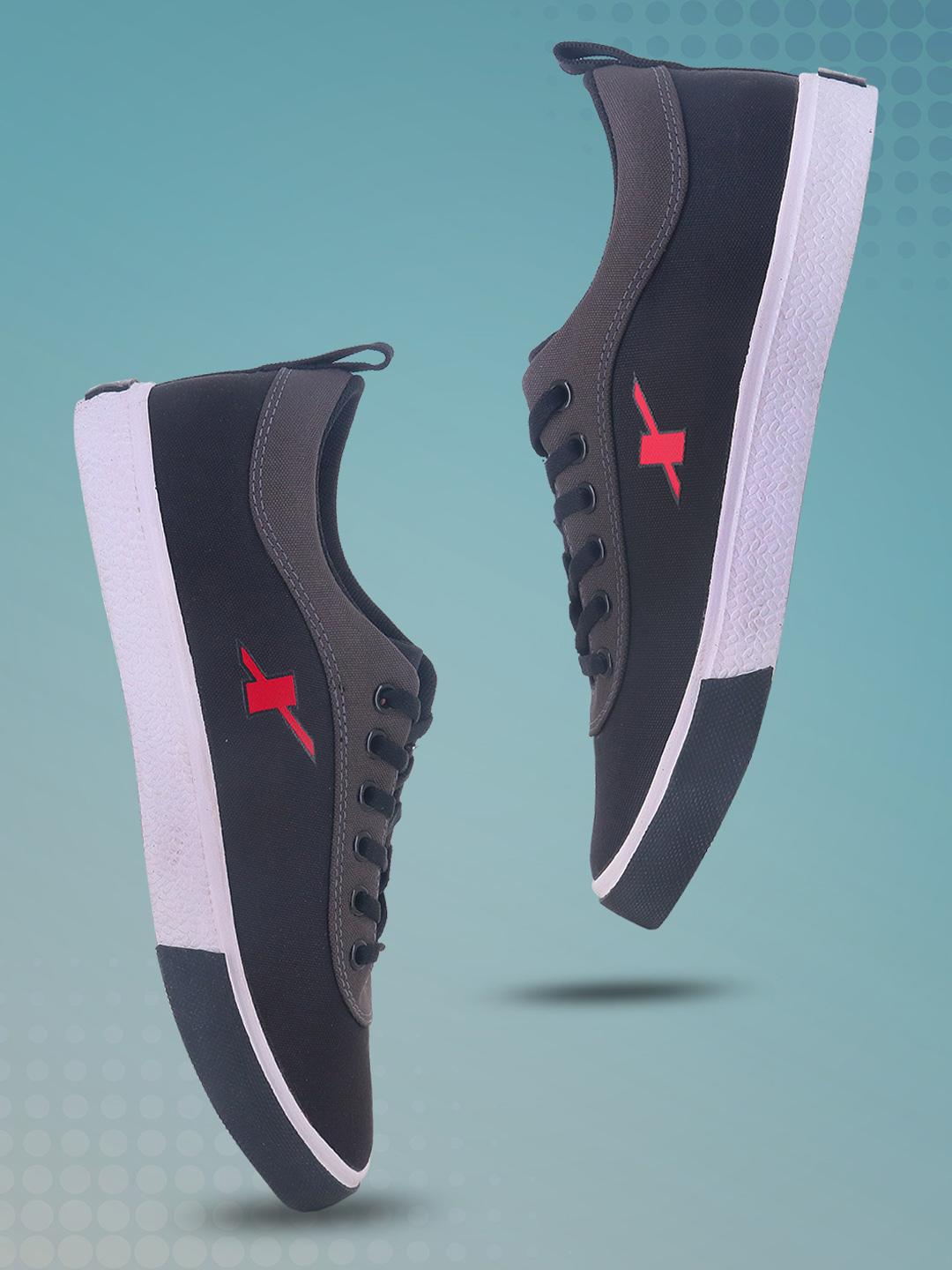 Buy Sparx Men Colourblocked Lace-Up Canvas Sneakers Casual Shoes