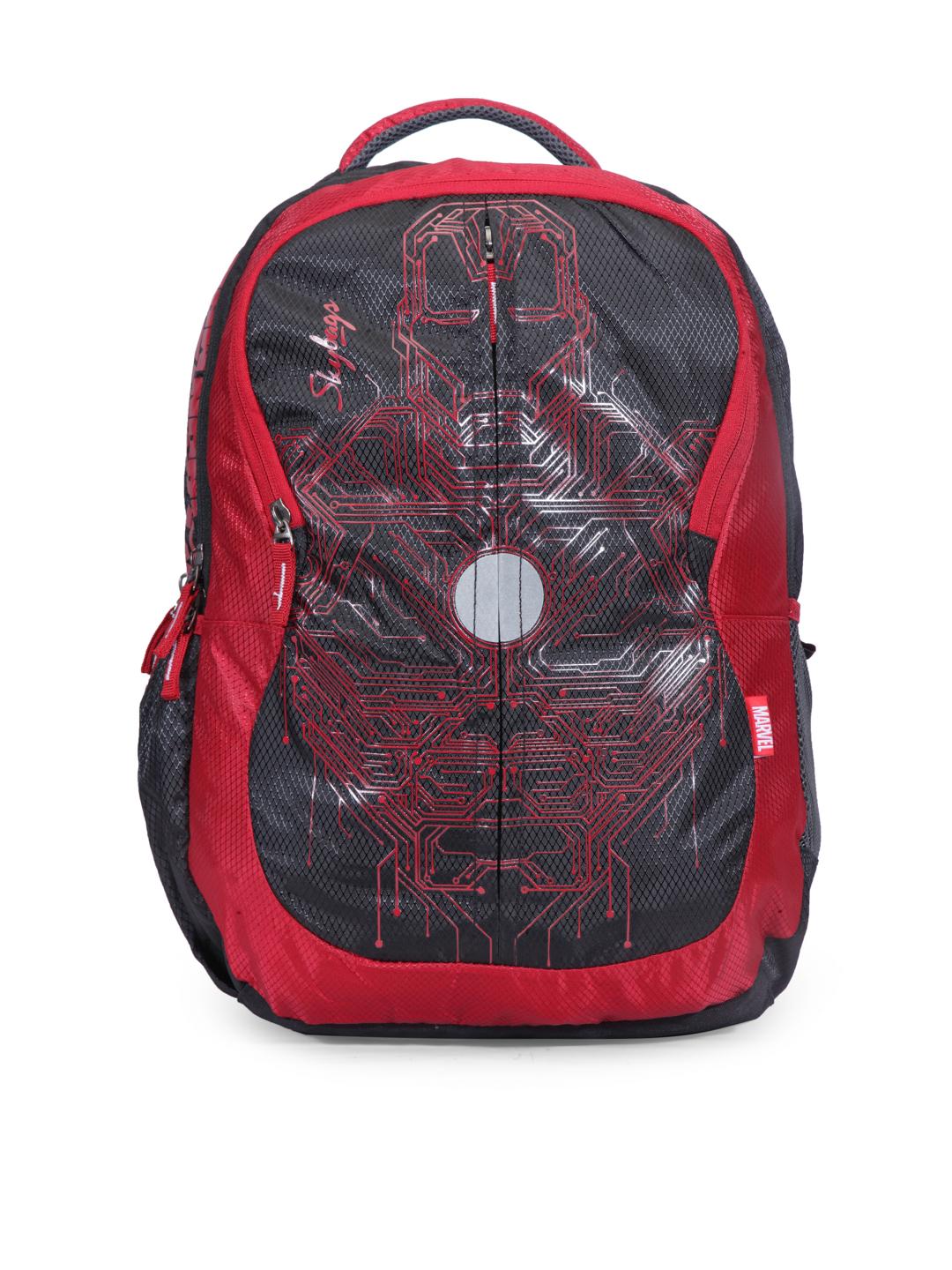 Iron Man Backpack Buy Skybags Unisex Black Red Graphic MARVEL PLUS