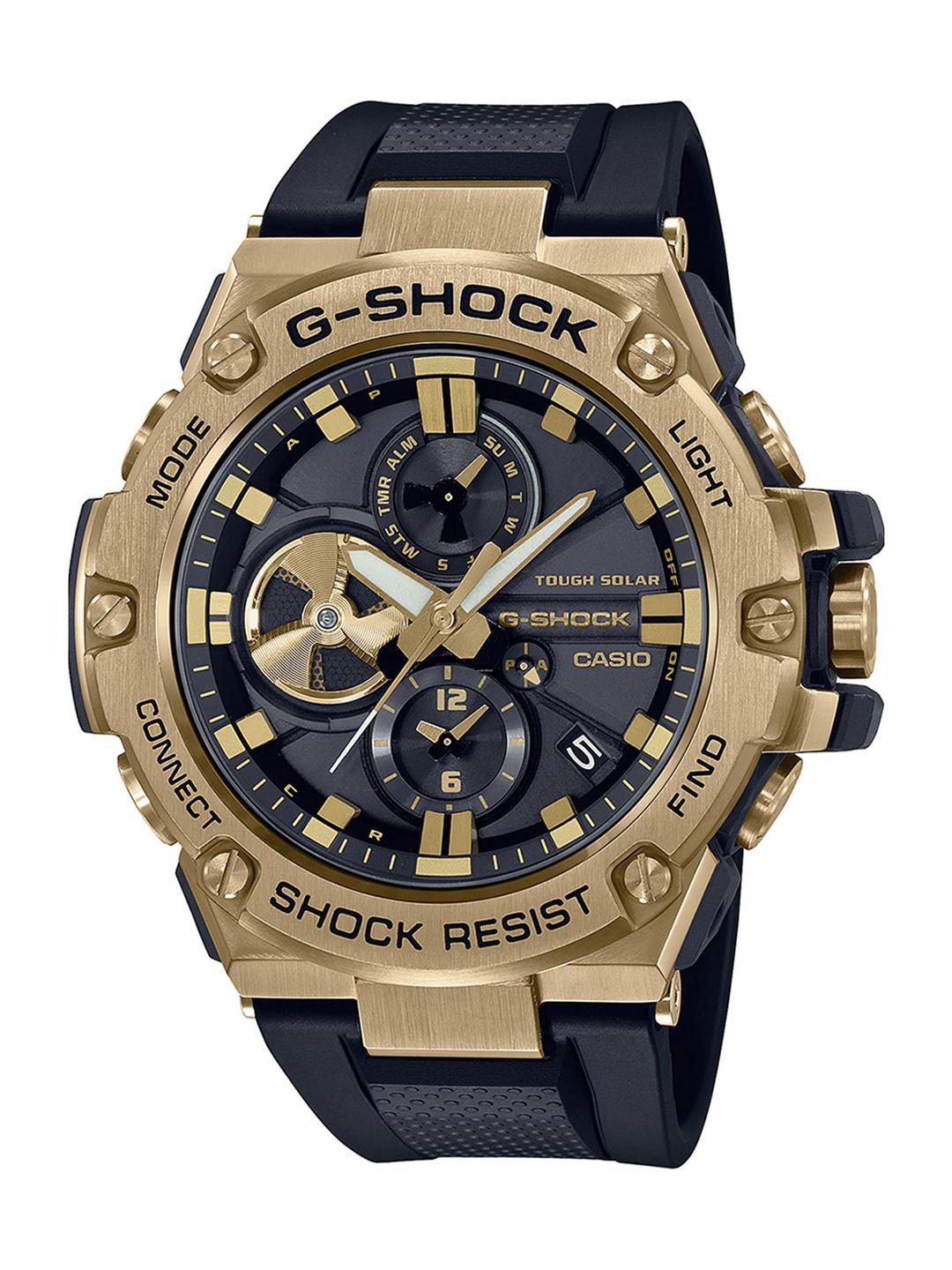 Buy CASIO Men G-Shock GST-B100GB-1A9DR Gold Black Analog Dial