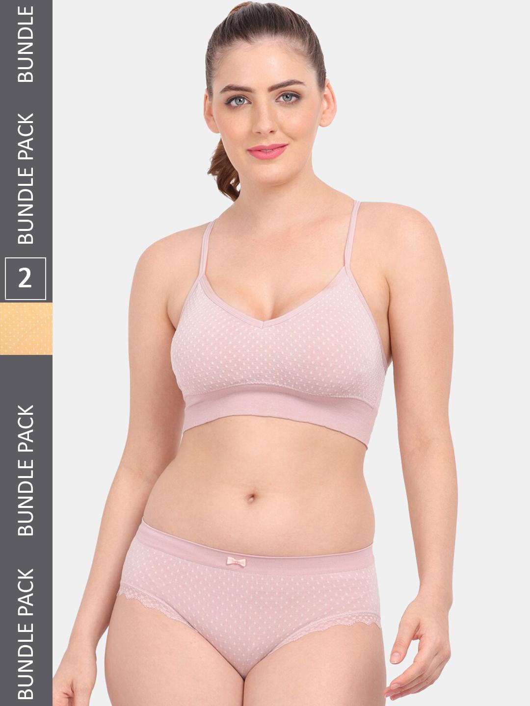 下着・アンダーウェア meltthelady M triangle bra shorts set Buy Amour Secret Pack Of 2 Sports Printed Lightly Padded Bra