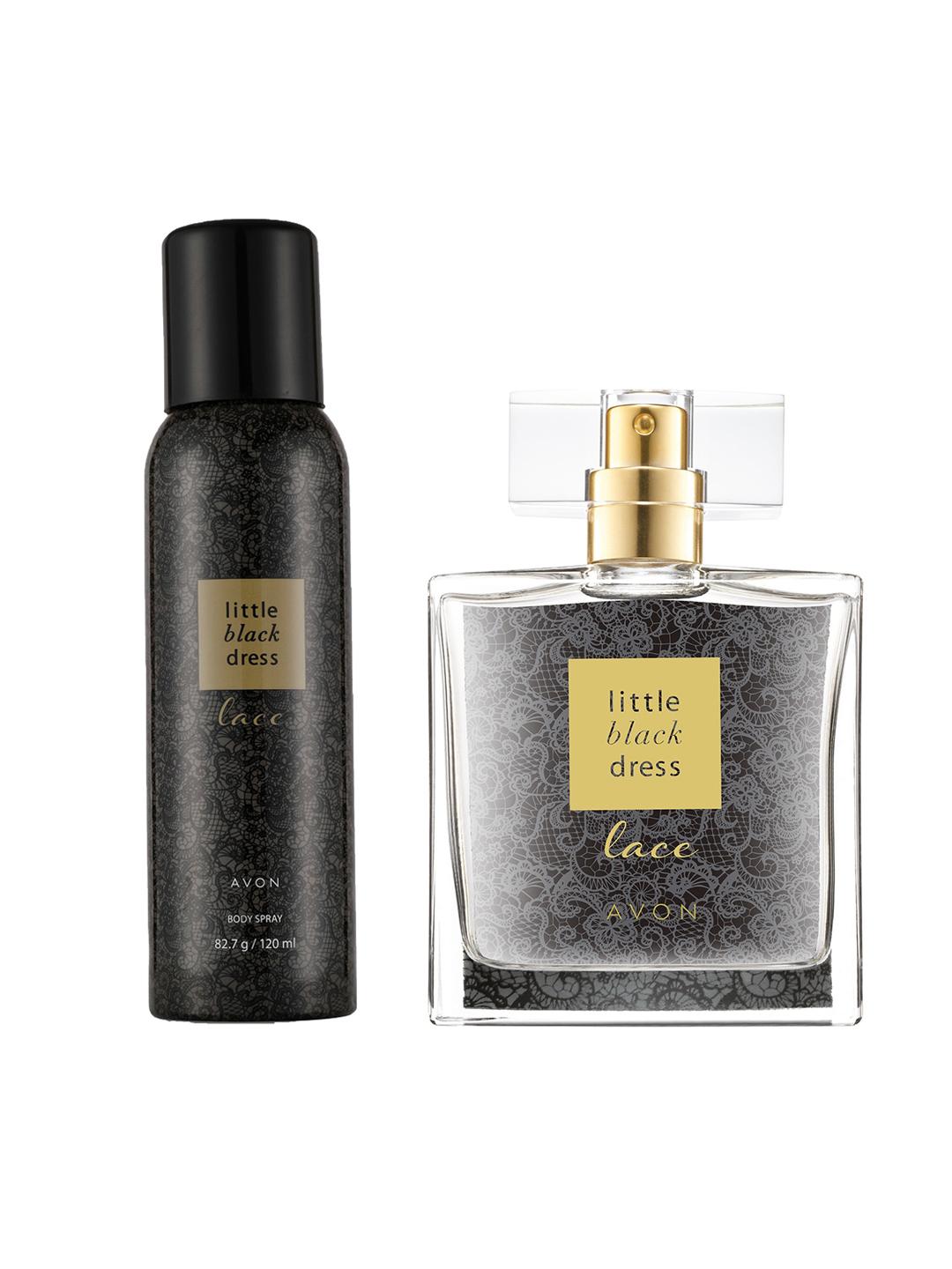 Buy Avon Women Set of Little Black Dress Lace Body Spray 120 ml & Eau De Parfum 50 ml - Fragrance Combo for Women 21752260