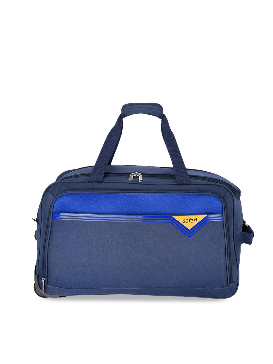 Buy Safari Soft -Sided Medium Trolley Duffle Bag Trolley Bag for
