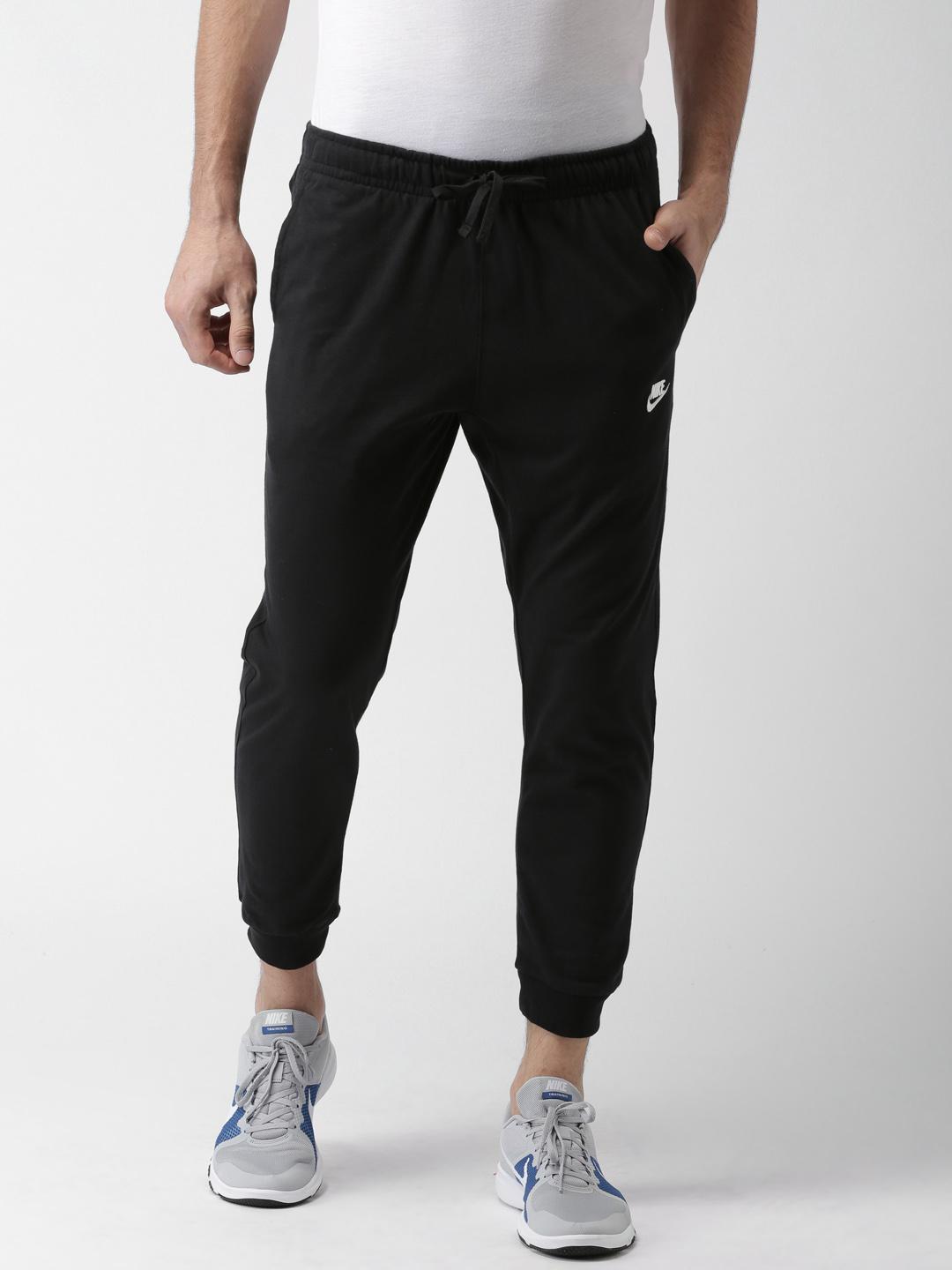 Buy Nike Black CF JSY CLUB KNIT Joggers Track Pants for Men