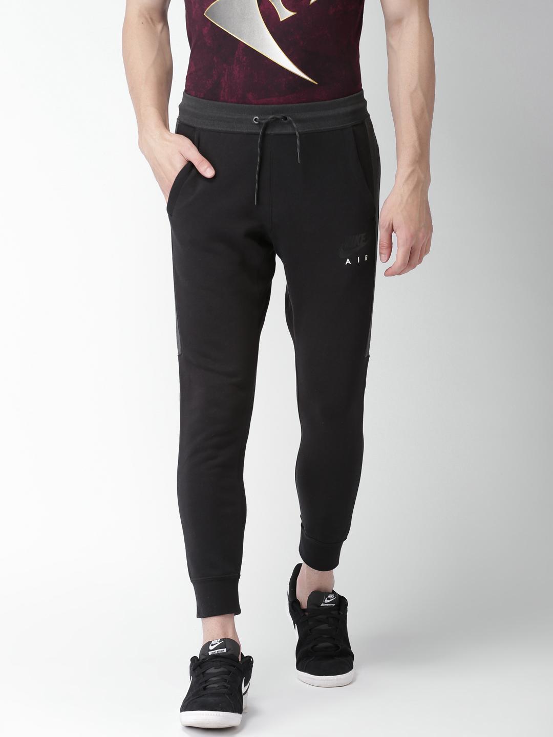 nike black slim fit joggers