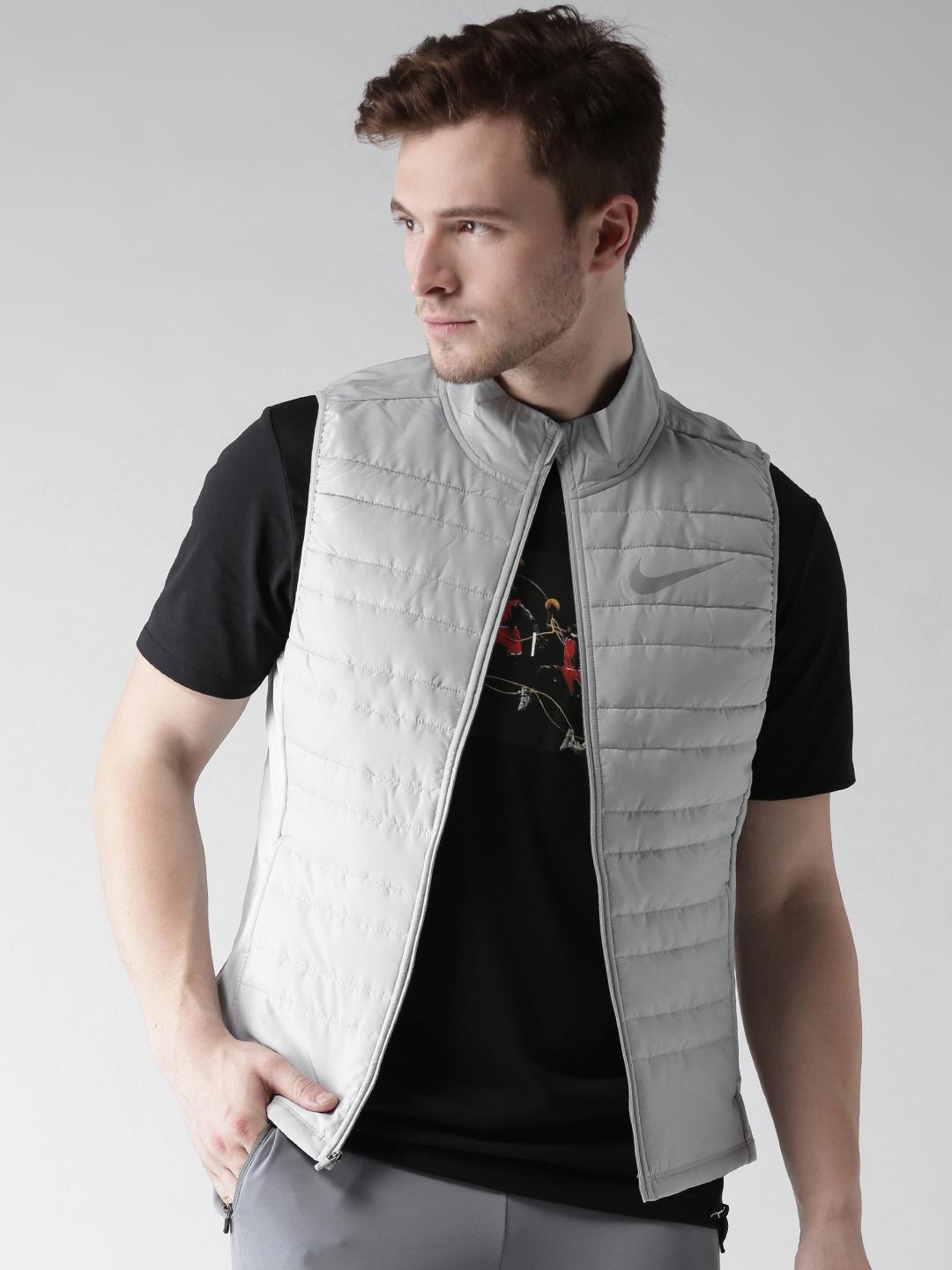 mens grey nike puffer coat