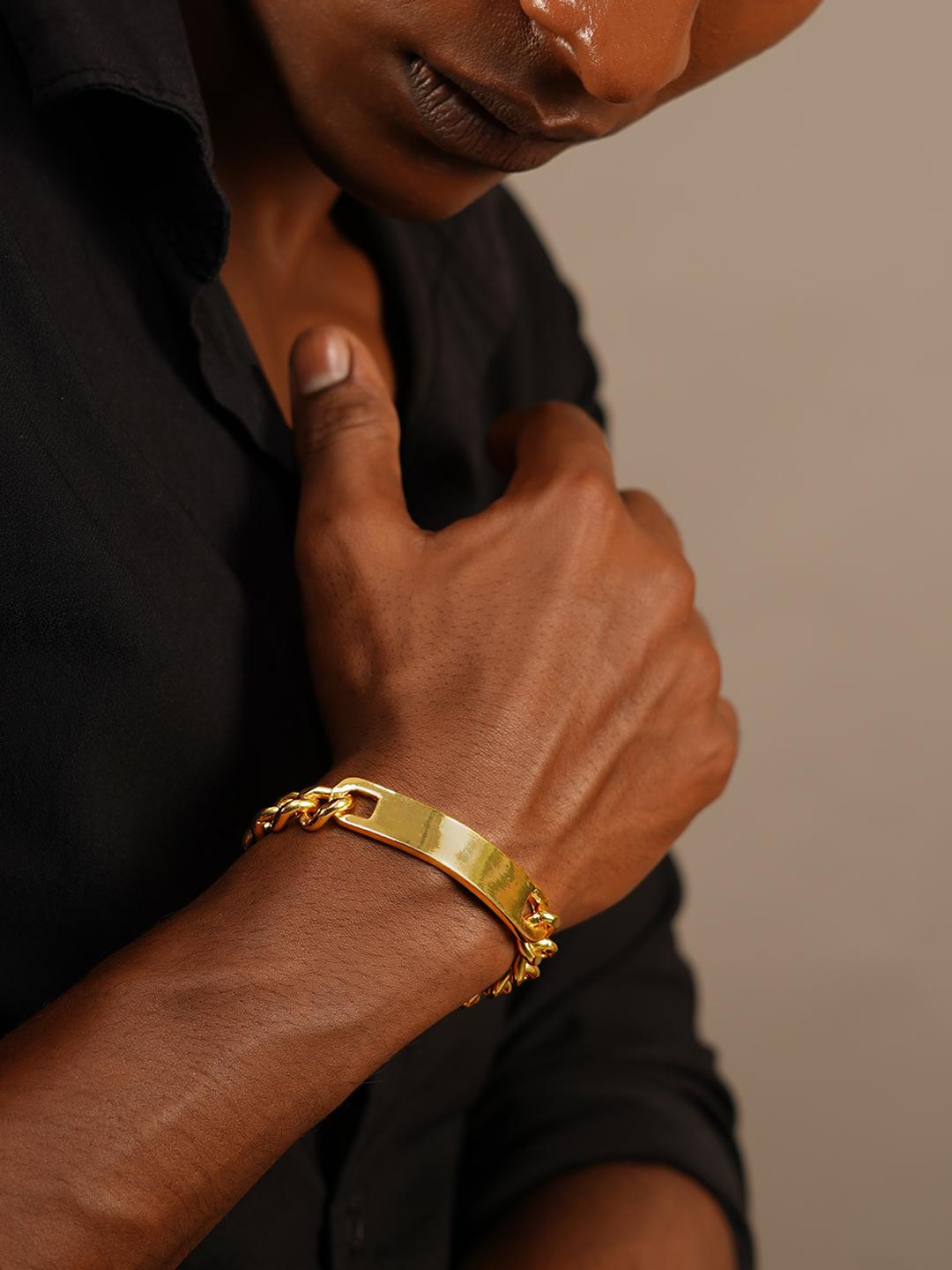 Cuban Link Bracelet Men Cuban Link Bracelet 5mm Men's Gold