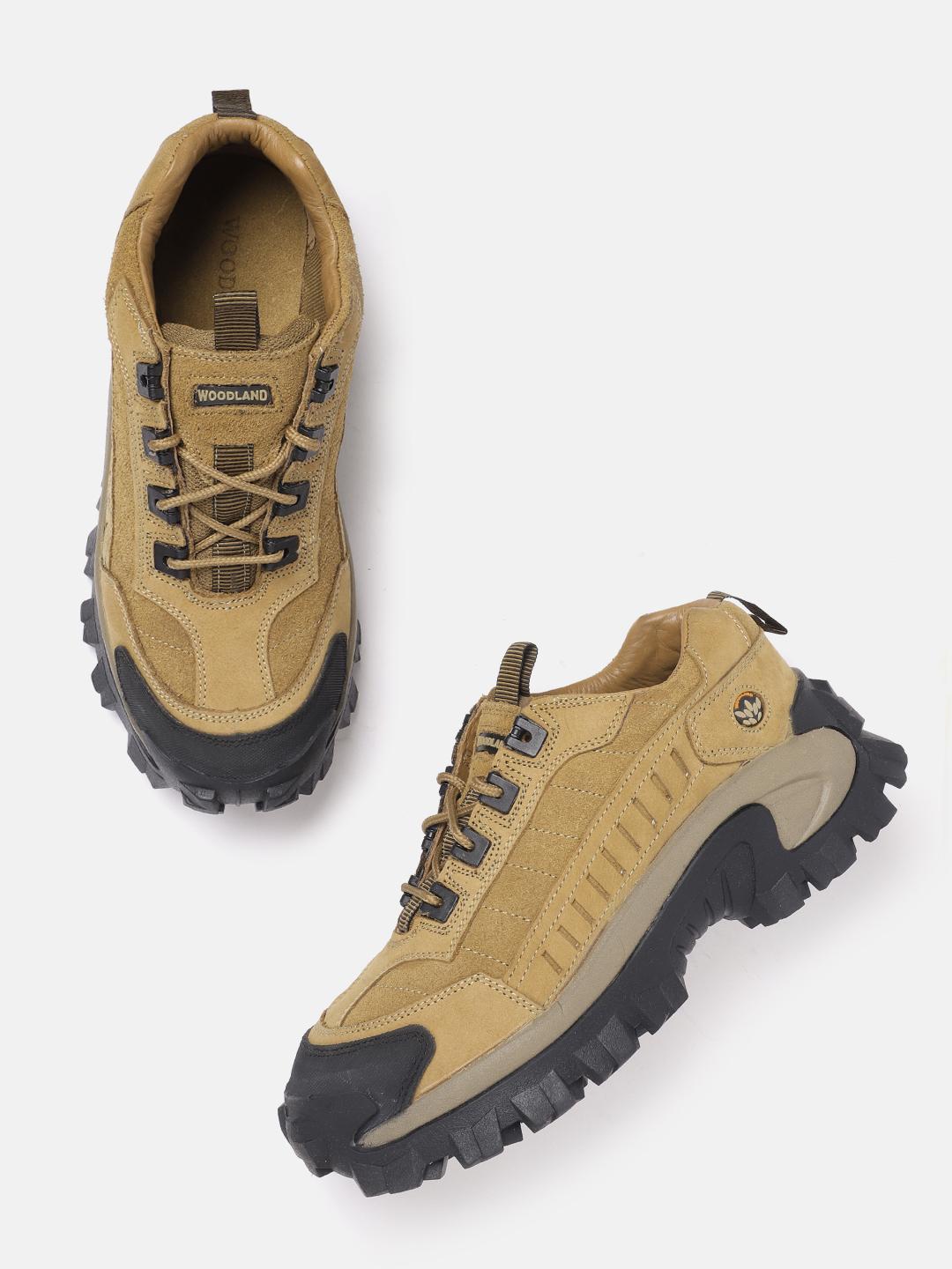 Woodland Men Round-Toe Everyday Nubuck Sneakers - Image 1