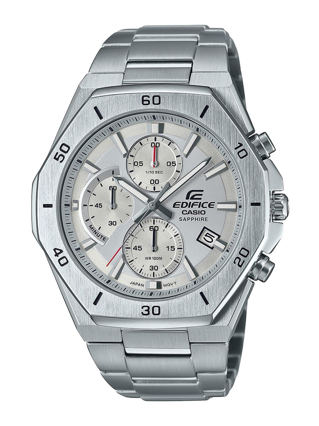 Casio Men's Edifice EFB-680D-7AVUDF White Analog Watch