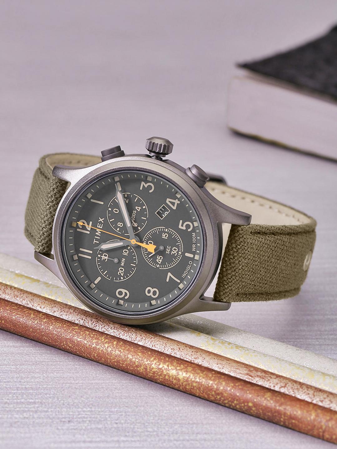 Buy Timex Men Olive Green Chronograph Watch TW2R47200 Watches