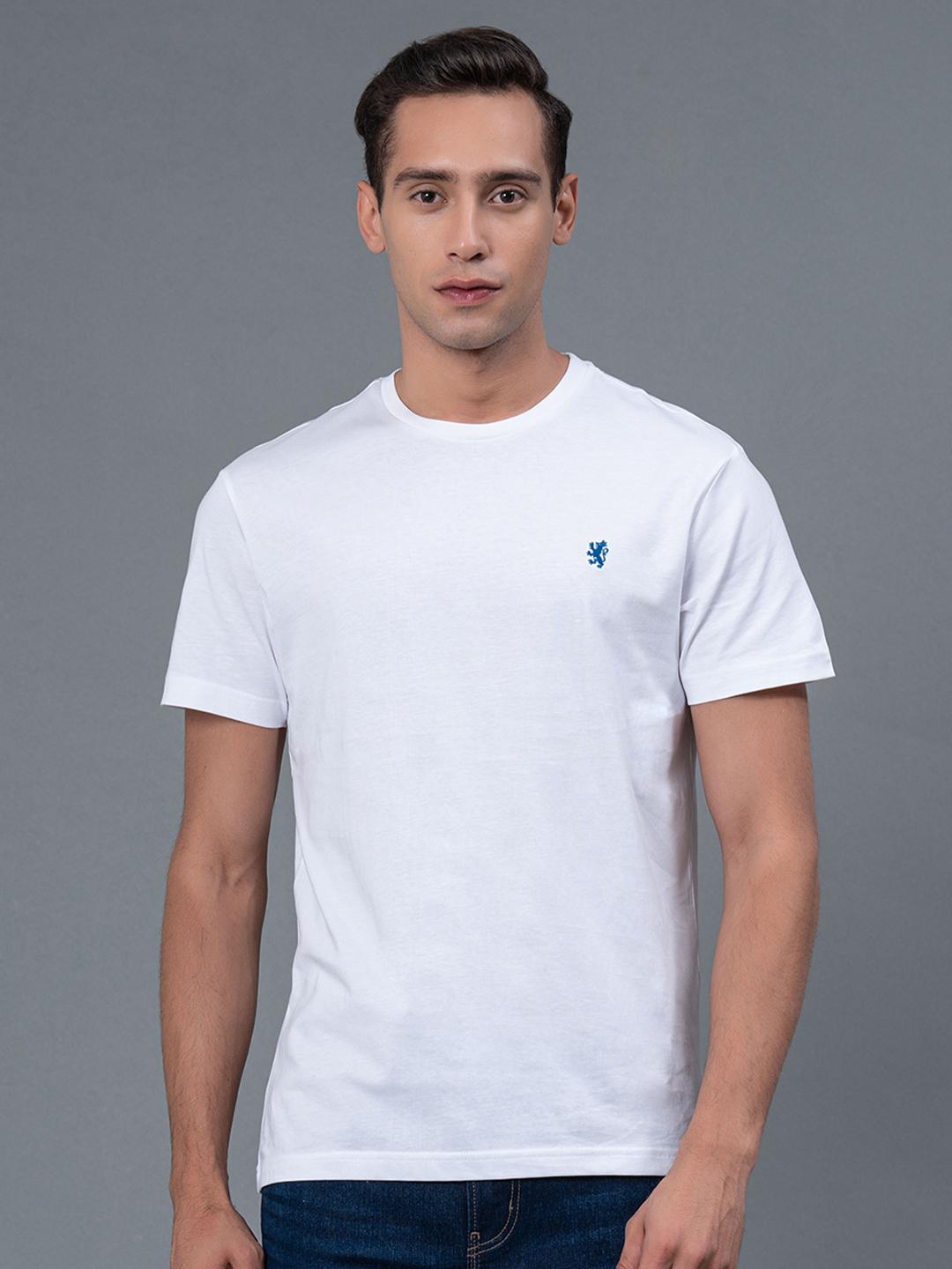 Buy Red Tape Round Neck Pure Cotton T-shirt Tshirts for Men