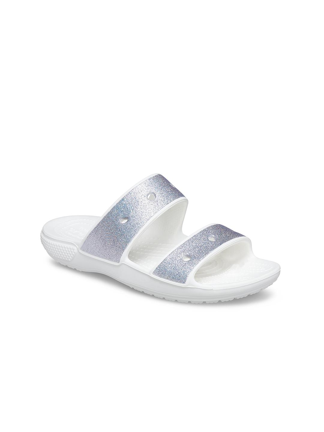 Crocs Embellished Laser Cut Sliders - Image 1