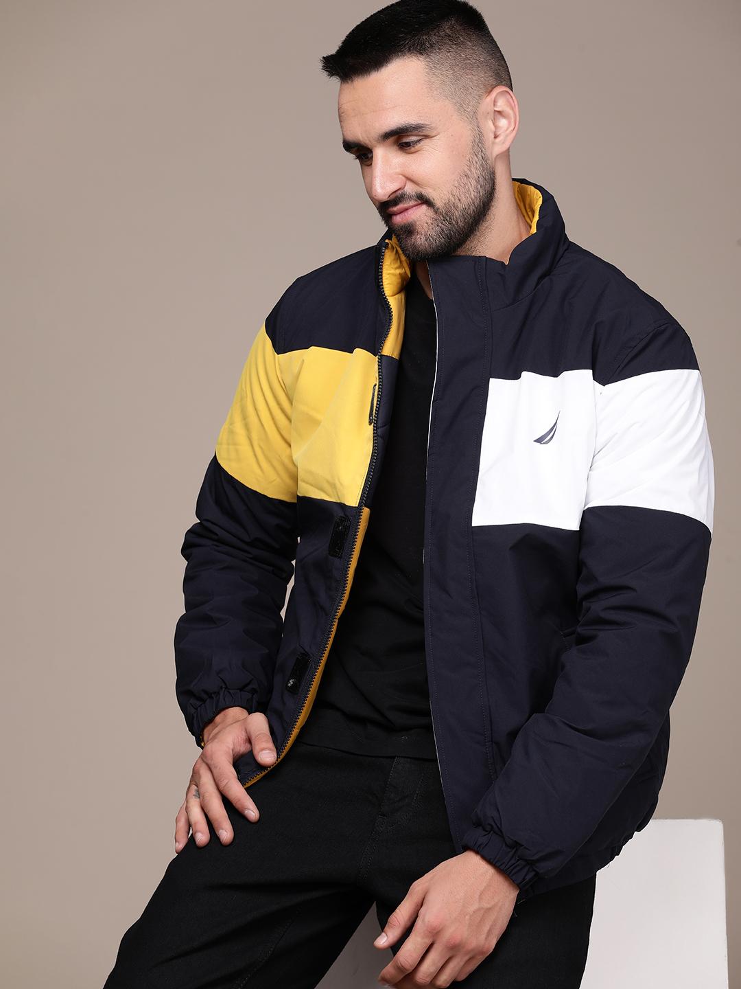 Buy Nautica Colourblocked Reversible Padded Jacket - Jackets for