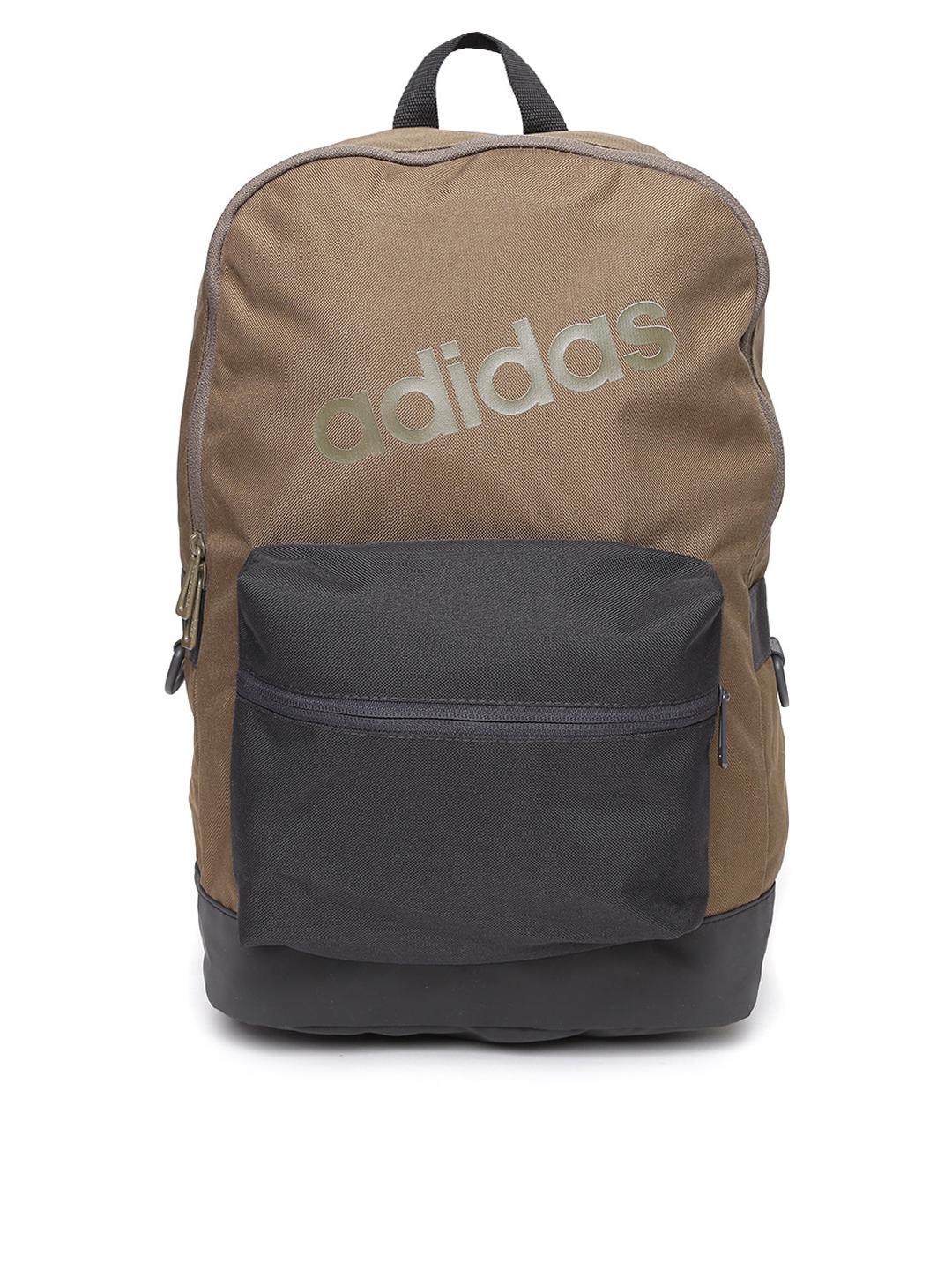 Buy ADIDAS NEO Men Olive Green Daily Brand Logo Backpack