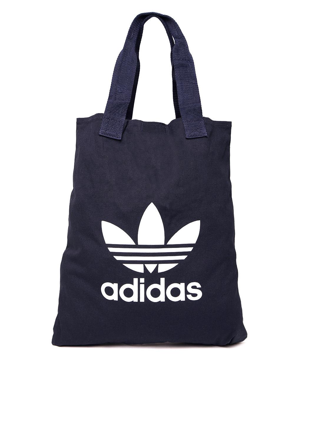 Buy ADIDAS Originals Navy Logo Print Tote Bag Handbags for