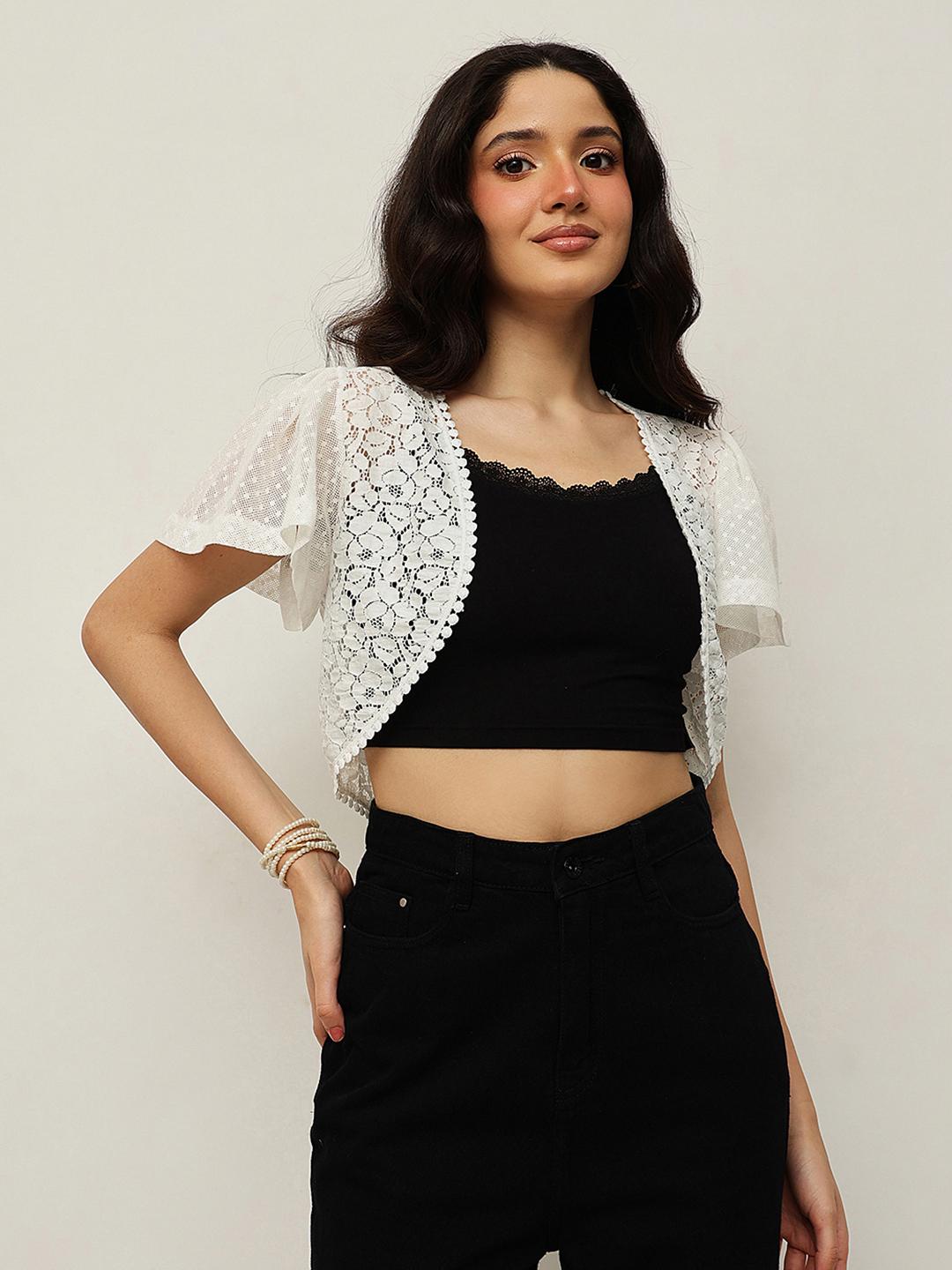 Buy Espresso Women Front Open Shrug Shrug for Women 22425844