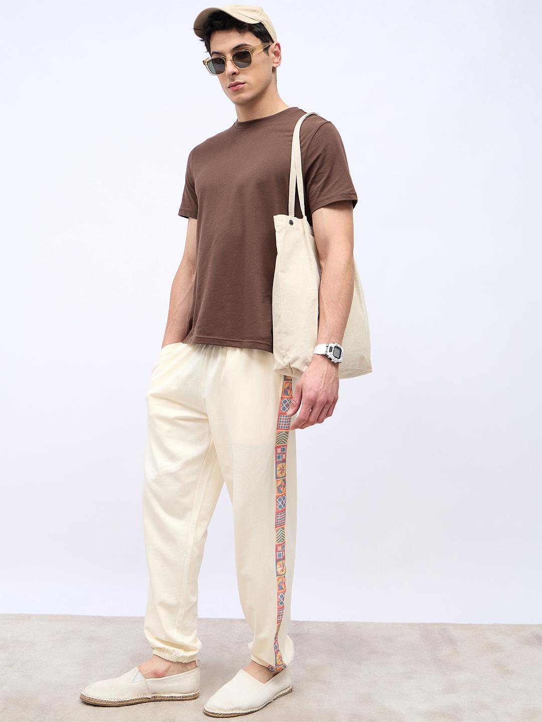 Styli Side Printed Motif Relaxed Fit Joggers