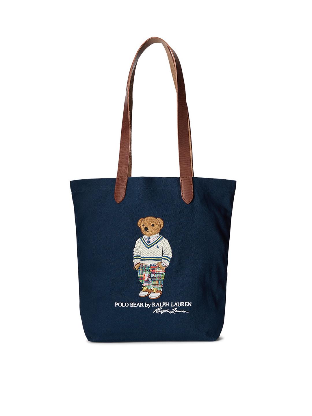 Buy Polo Ralph Lauren Men Polo Bear Embroidered Twill Shopper Tote