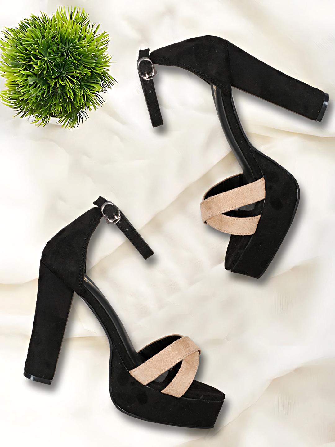 Buy Denill Colourblocked Platform Heels Heels for Women 22650820