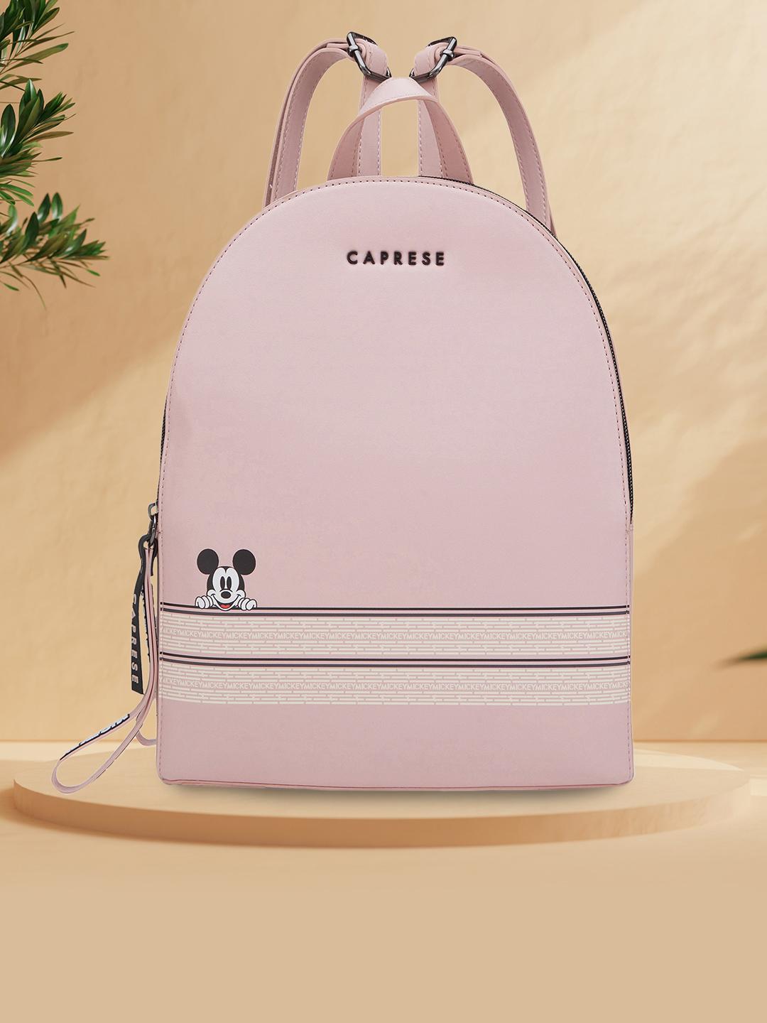 Caprese Pink Mickey Mouse Backpack Buy Caprese Women Mickey Mouse