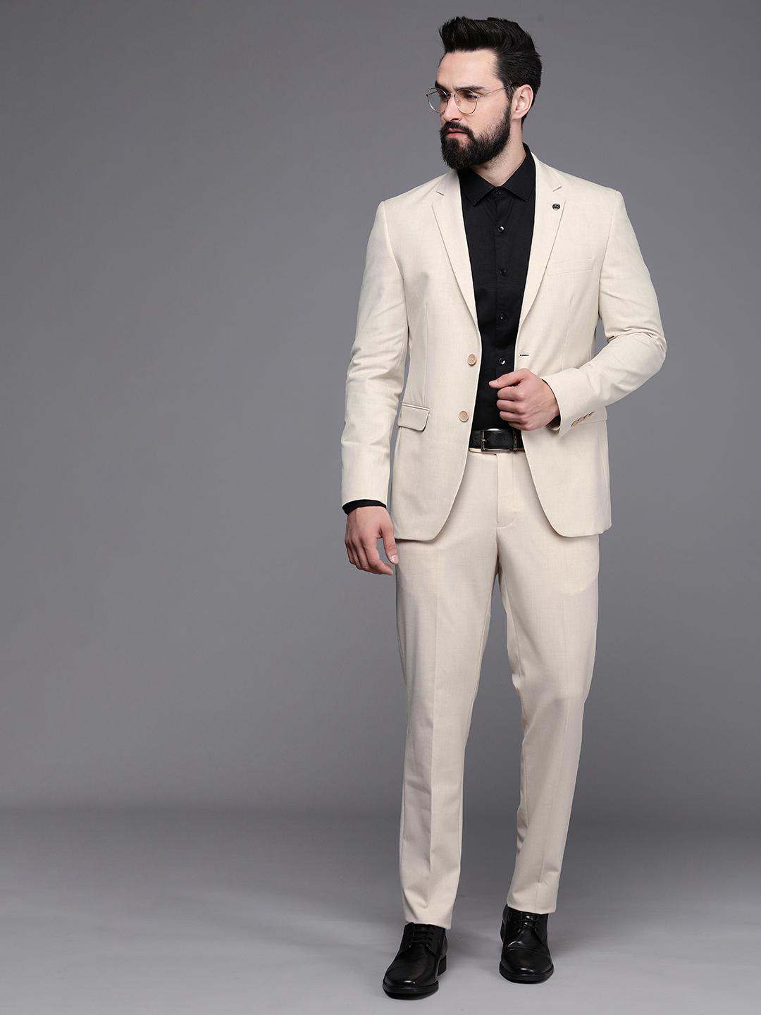 Grey Suit Peter England Coat Pant Cloth Price Buy Peter England