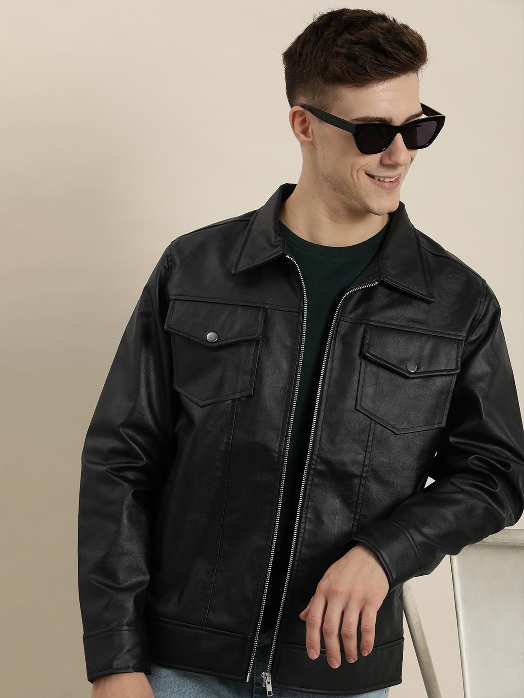 HERE&NOW Biker Jacket for Men - Image 1
