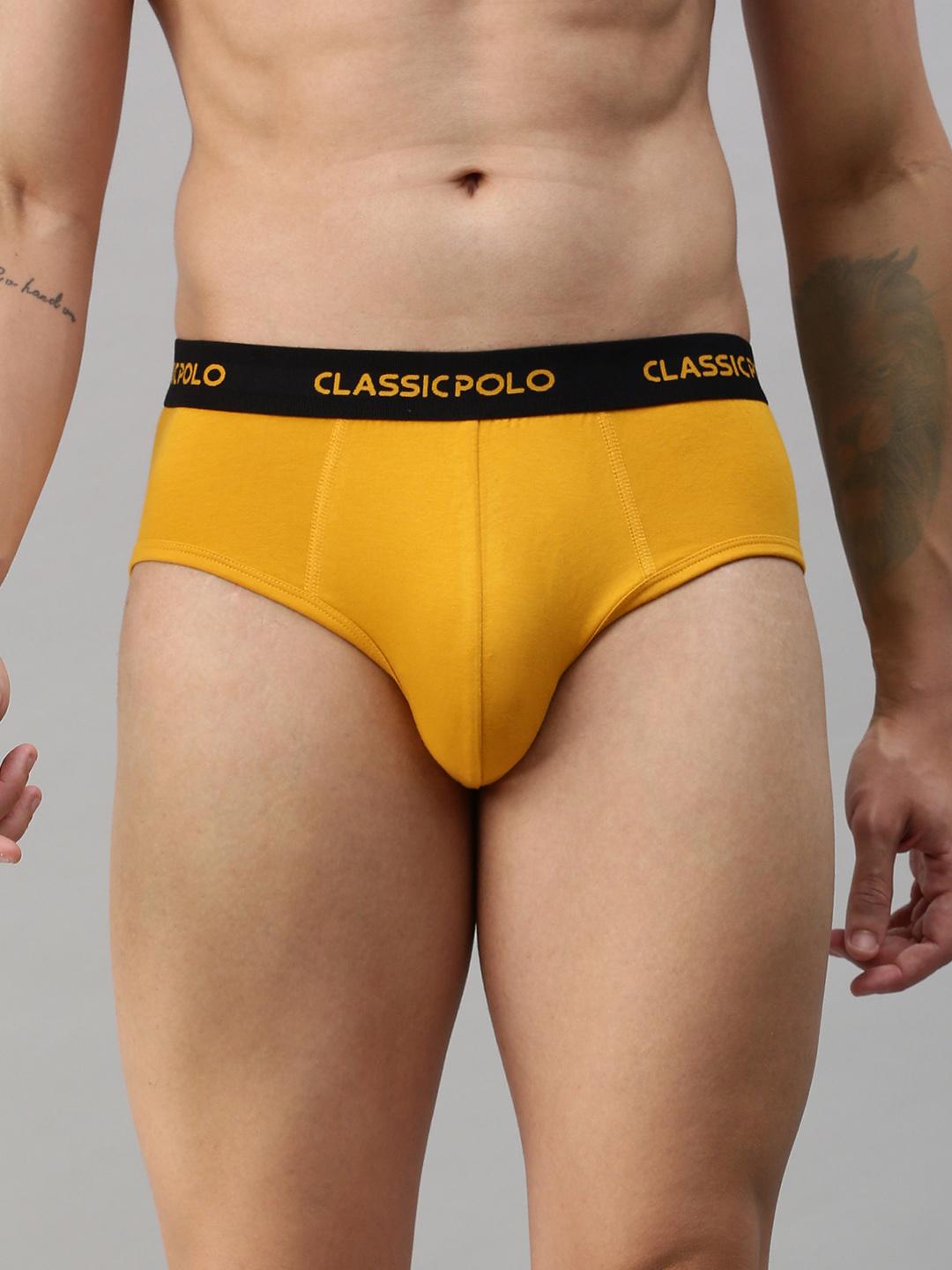 Buy Classic Polo Men Double Layered Contoured Pouch Modal Briefs