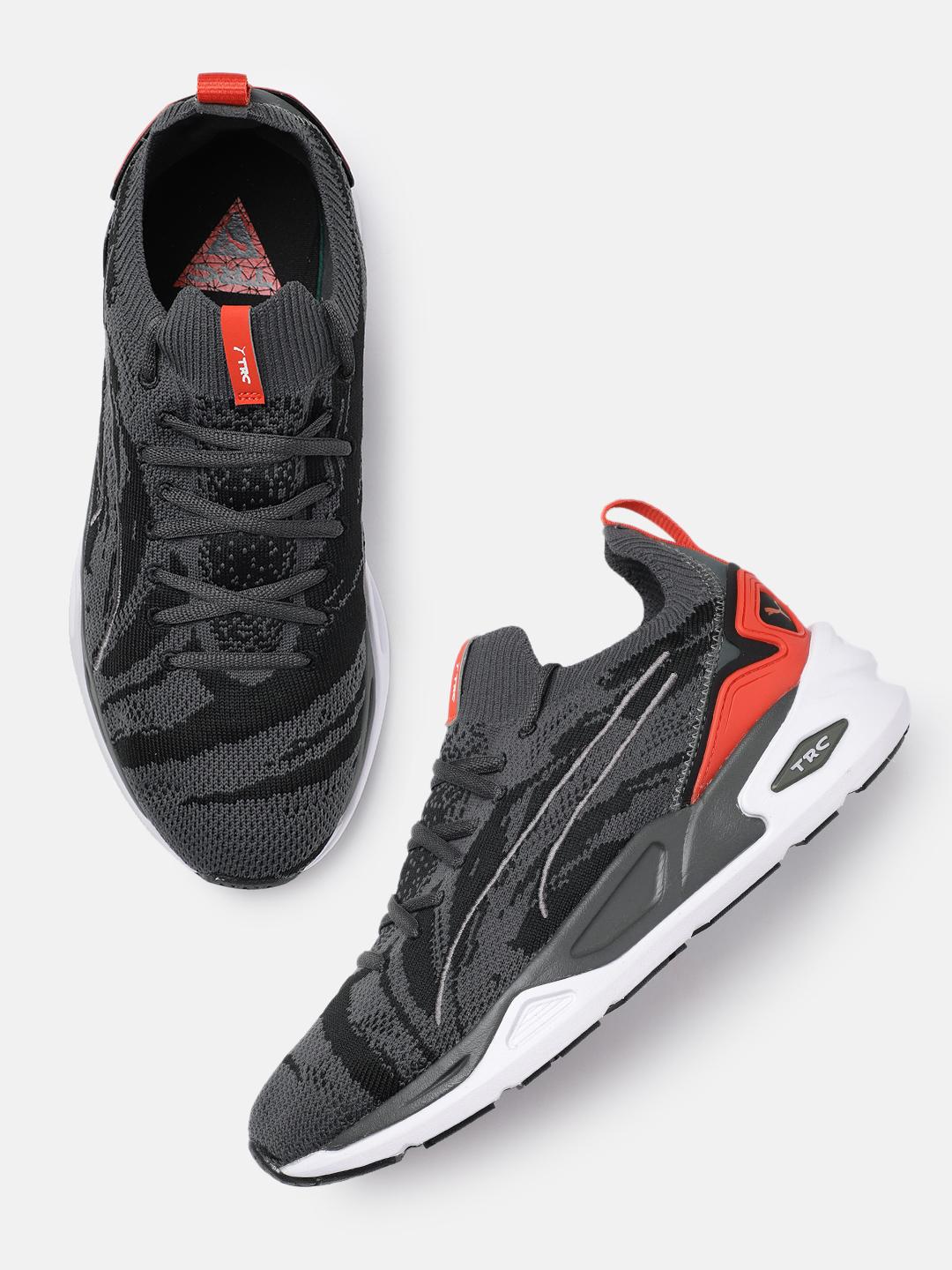 Buy Puma Unisex Abstract Print TRC Blaze Knitted Regular Sneakers