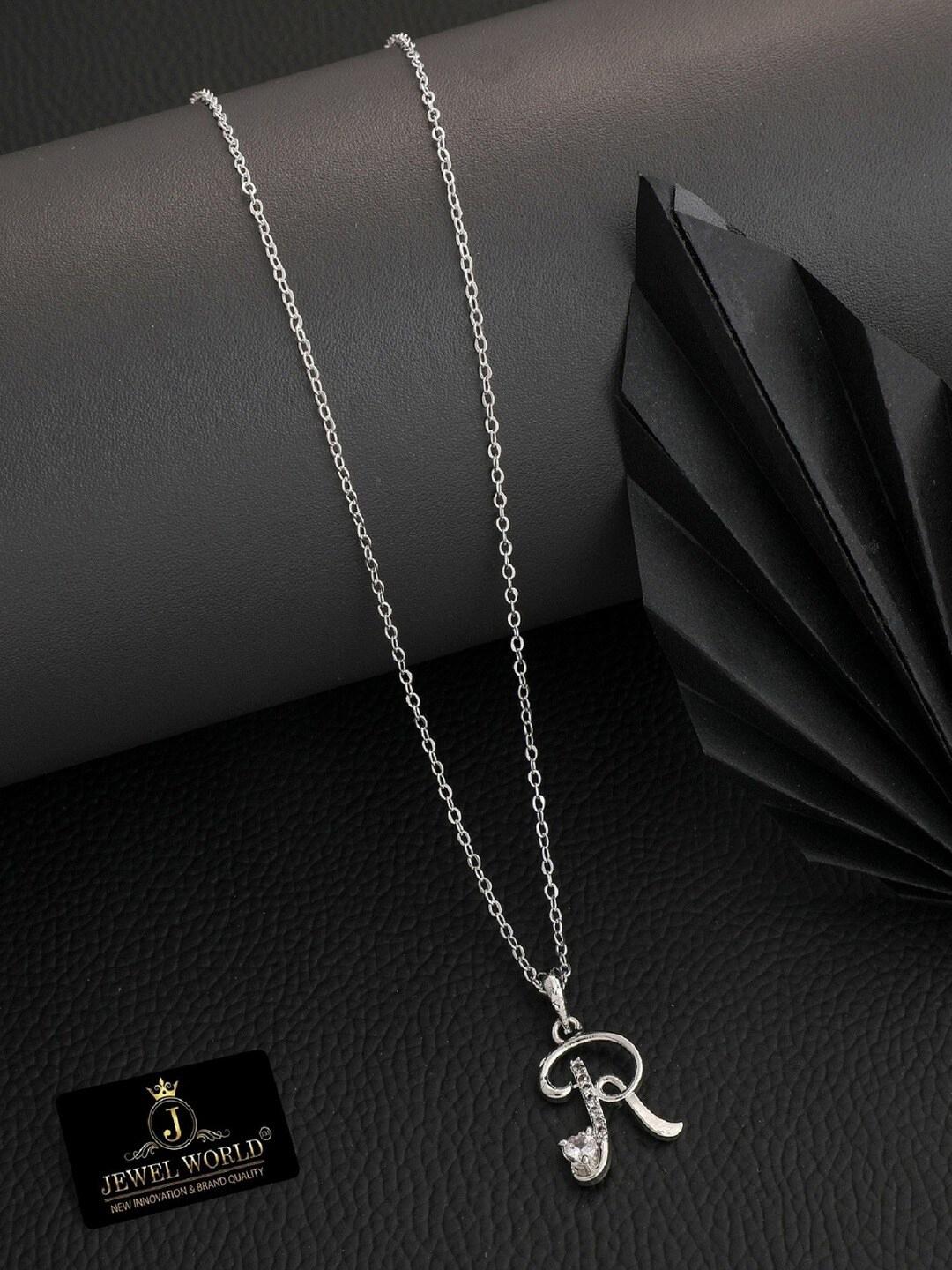 Buy JEWEL WORLD Silver-Plated Chain Necklace and Chains for