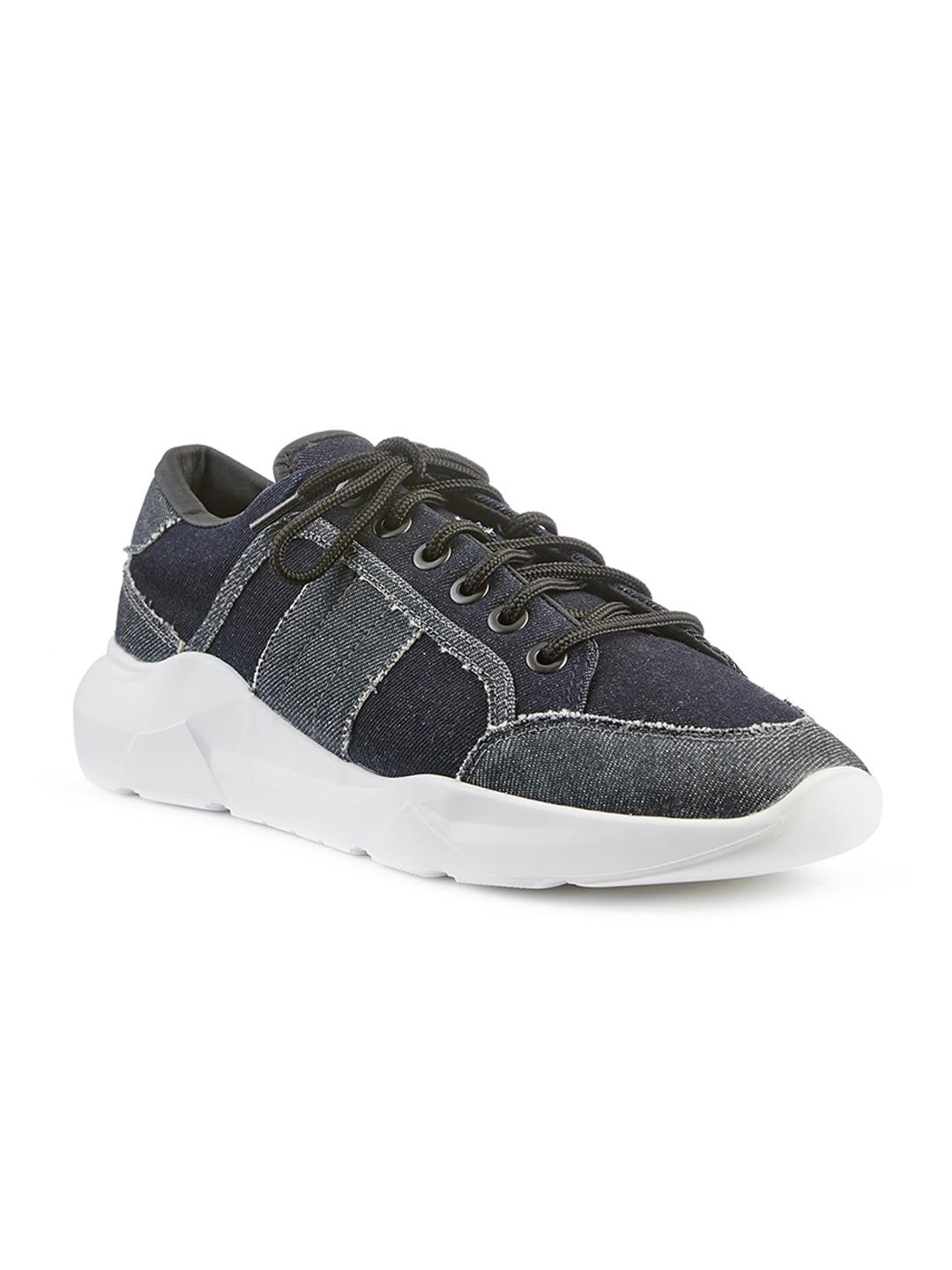 Buy FREESOUL Textured Denim Sneakers - Casual Shoes for Unisex