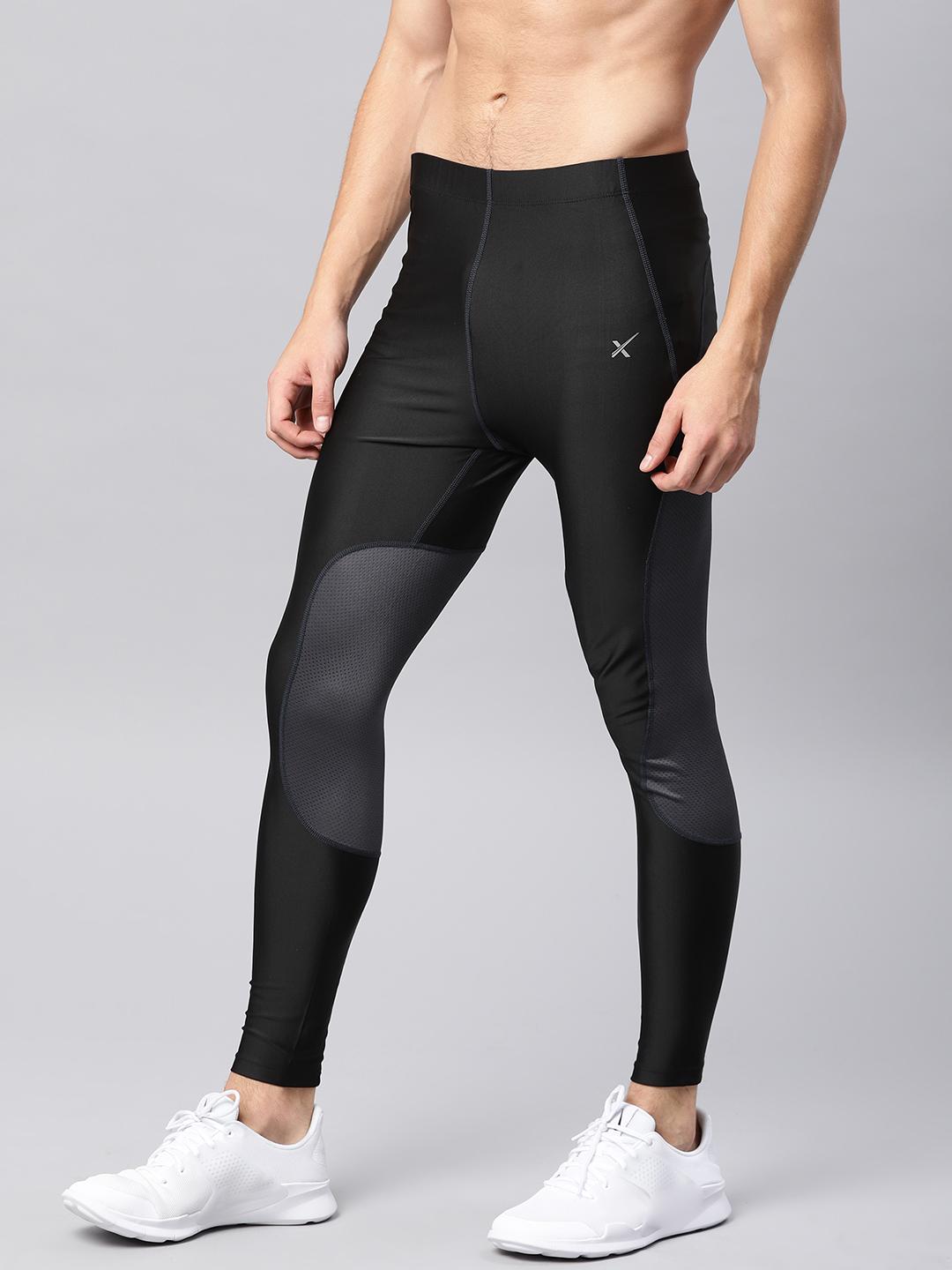 Buy HRX Active by Hrithik Roshan Men Black COMPRESSION Tights