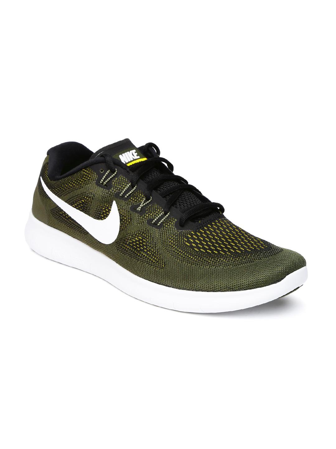 nike free run mens green