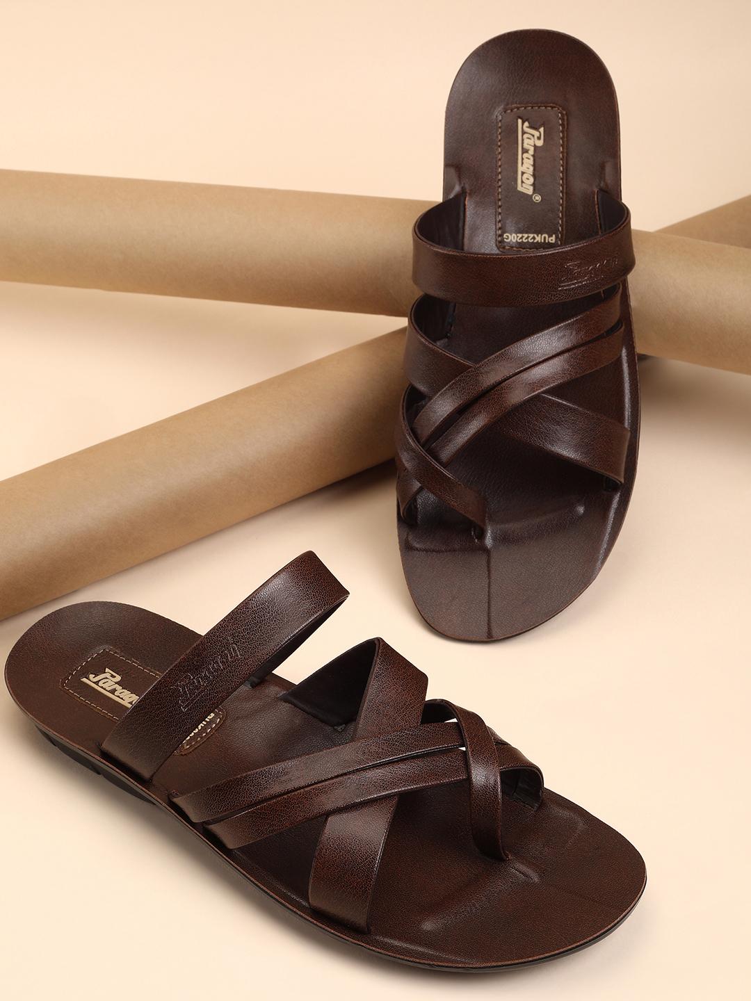 Buy Paragon Men Textured Comfort Sandals - Sandals for Men