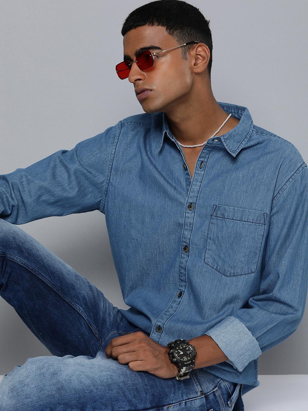 R.Code by The Roadster Life Co. Men Cotton Opaque Casual Shirt - Image 1
