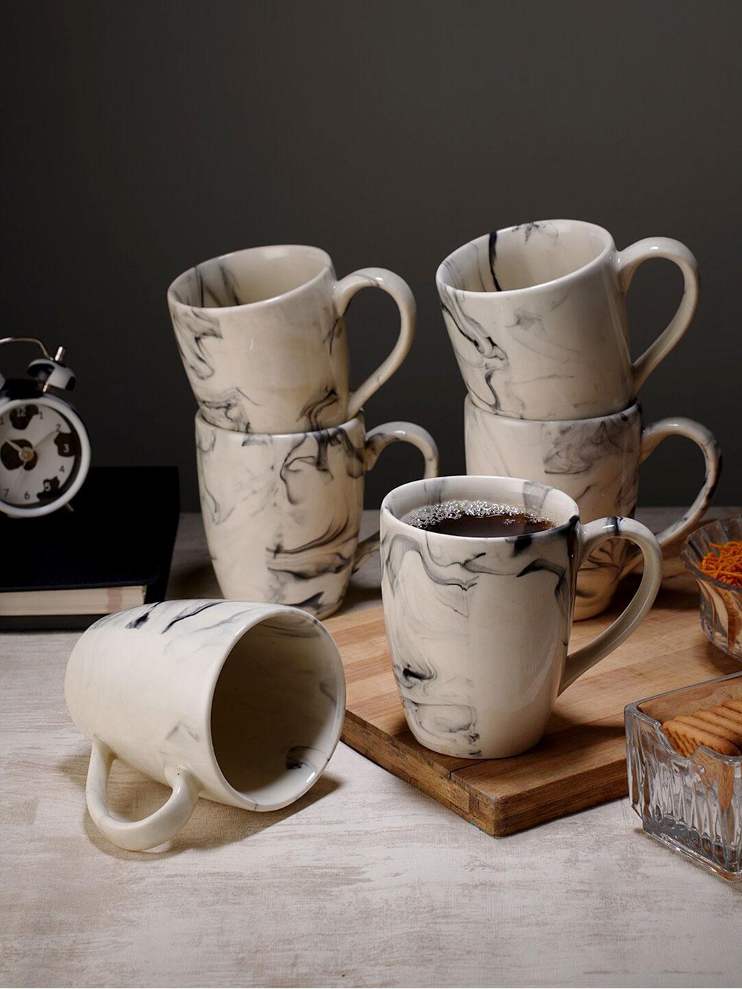 Buy CDI Advait Name Personalised White Ceramic Handmade 6 Piece