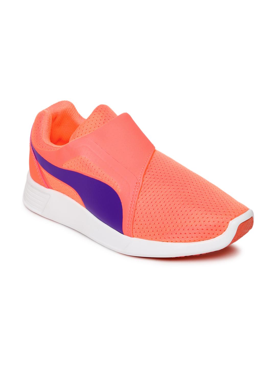 Buy Puma Unisex Neon Orange ST Trainer Evo AC Jr Sneakers Casual
