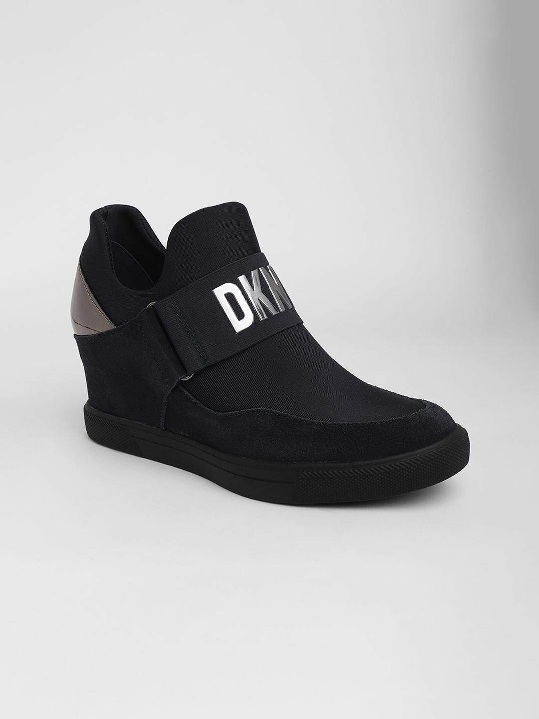 Buy DKNY Women Comfort Insole Suede Basics Slip-On Sneakers