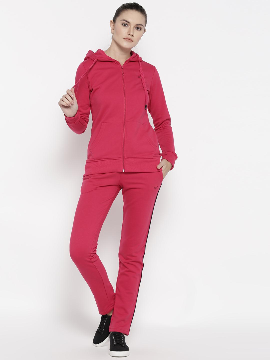Buy Monte Carlo Pink Tracksuit Tracksuits for Women 2325497 Myntra