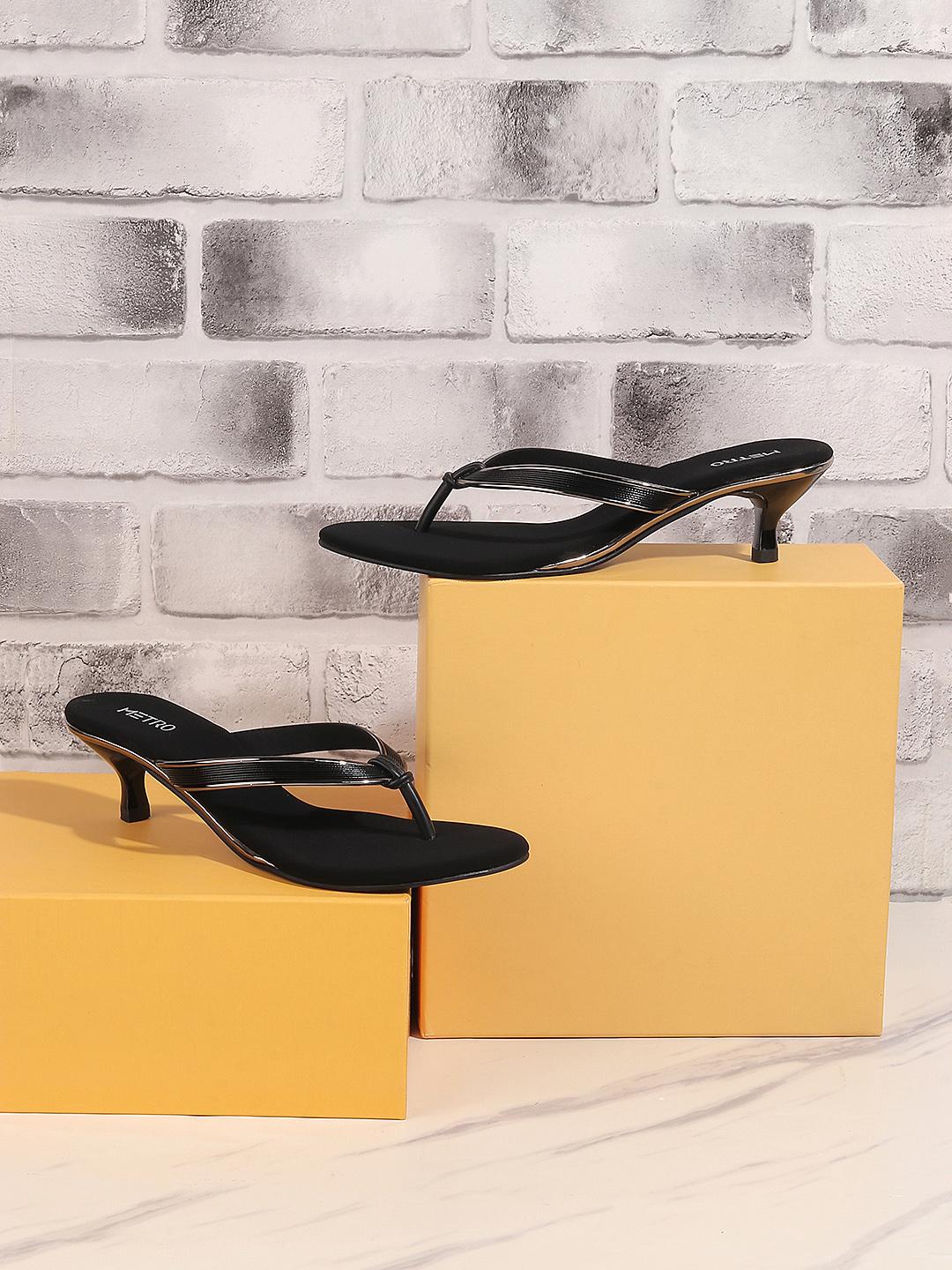 Buy Metro Open Toe Kitten Heels Heels for Women 23338508 Myntra