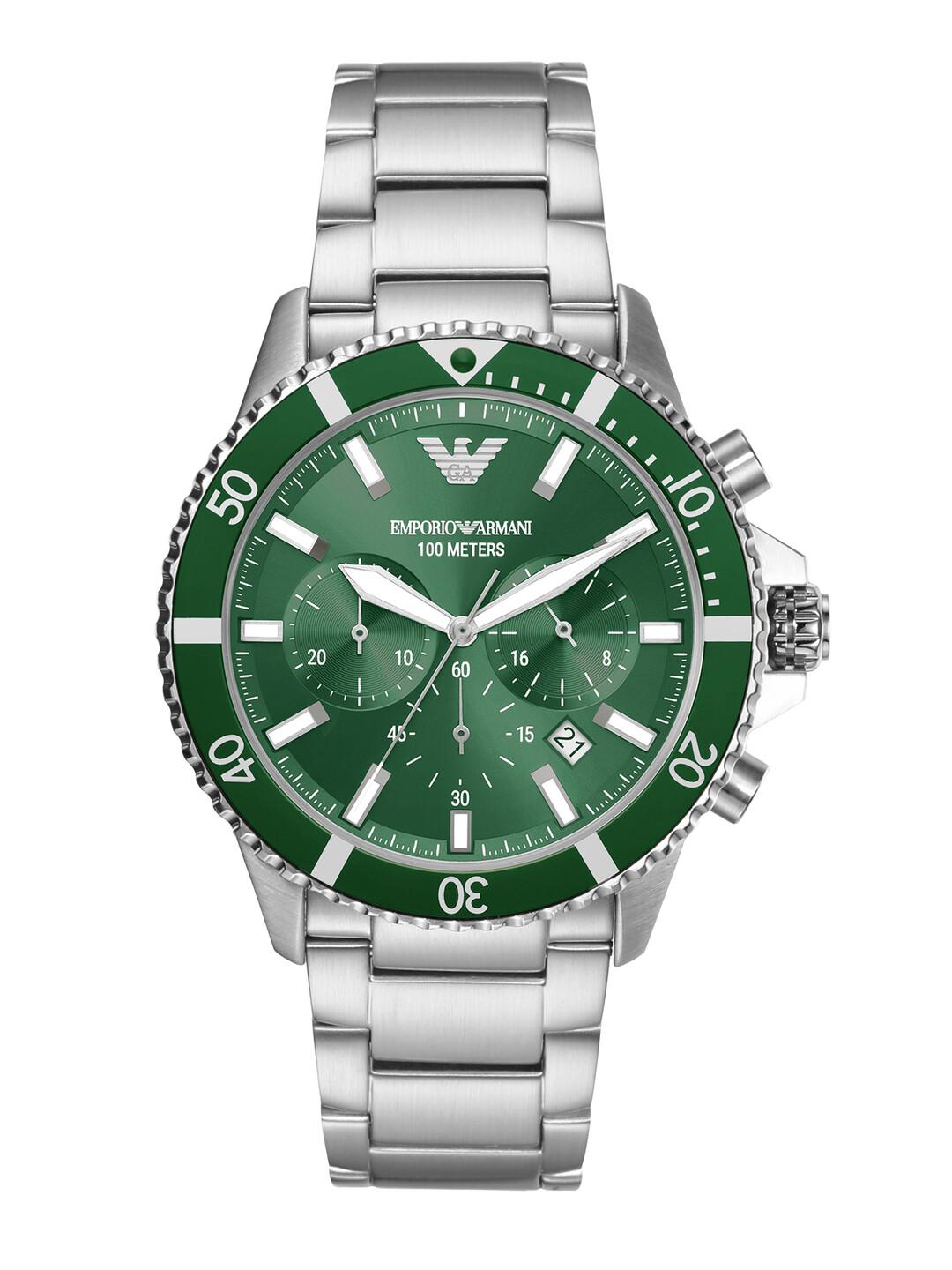 Emporio Armani Men Bracelet Style Analogue Chronograph Watch AR11500