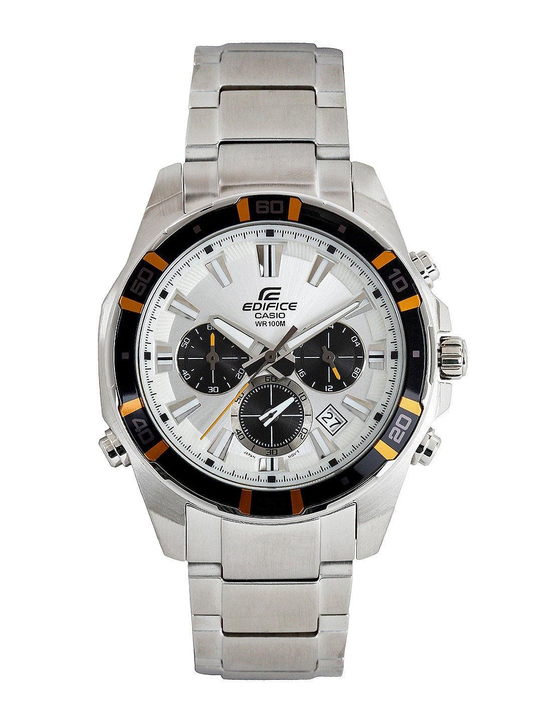 Buy Casio Edifice Men Silver Analogue Watch (EX157) EFR-534D-7AVDF