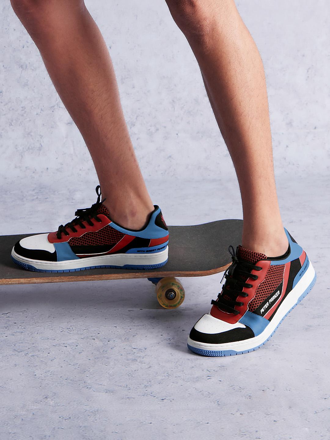 Buy The Souled Store Men Red And Black Colourblocked Spider-Man