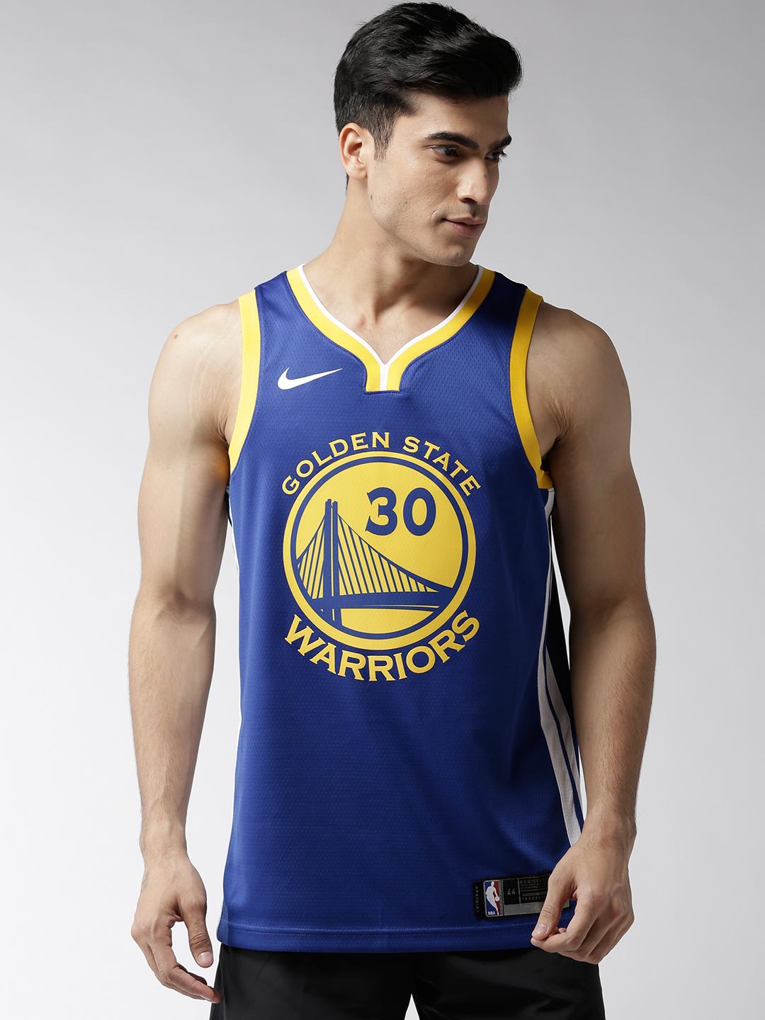 Buy Nike Men Blue Golden State Warriors Swingman Road Jersey