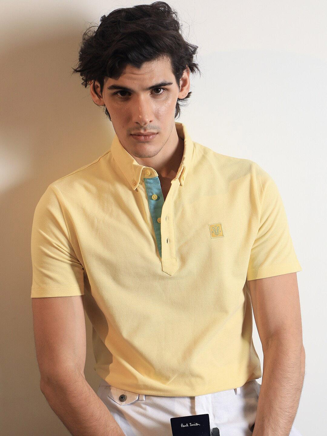 RARE RABBIT Men Cotton Polo T-Shirt