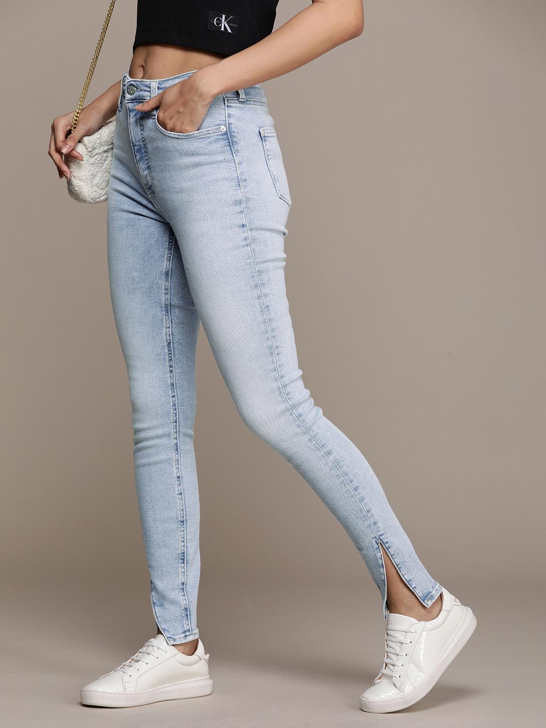 Super Skinny Jeans Calvin Klein Women's High Rise Jeans